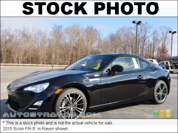 Stock photo for this 2015 Scion FR-S  2.0 Liter D-4S DOHC 16-Valve VVT Boxer 4 Cylinder 6 Speed Automatic