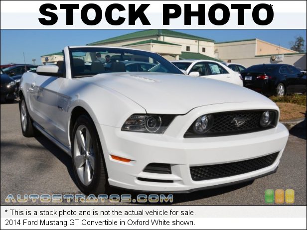 Stock photo for this 2014 Ford Mustang Convertible 5.0 Liter DOHC 32-Valve Ti-VCT V8 6 Speed Automatic