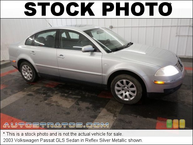 Stock photo for this 2003 Volkswagen Passat GLS Sedan 1.8L DOHC 20V Turbocharged 4 Cylinder 5 Speed Tiptronic Automatic Stock photo for this 2003 Volkswagen Passat GLS Sedan 1.8L DOHC 20V Turbocharged 4 Cylinder 5 Speed Tiptronic Automatic