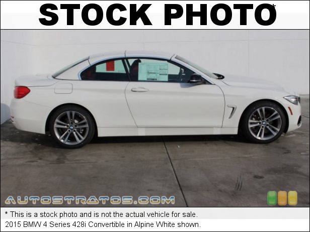 Stock photo for this 2015 BMW 4 Series 428i Convertible 2.0 Liter DI TwinPower Turbocharged DOHC 16-Valve VVT 4 Cylinder 8 Speed Sport Automatic