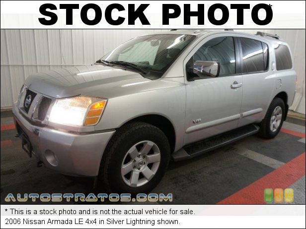 Stock photo for this 2006 Nissan Armada 4x4 5.6 Liter DOHC 32-Valve V8 5 Speed Automatic