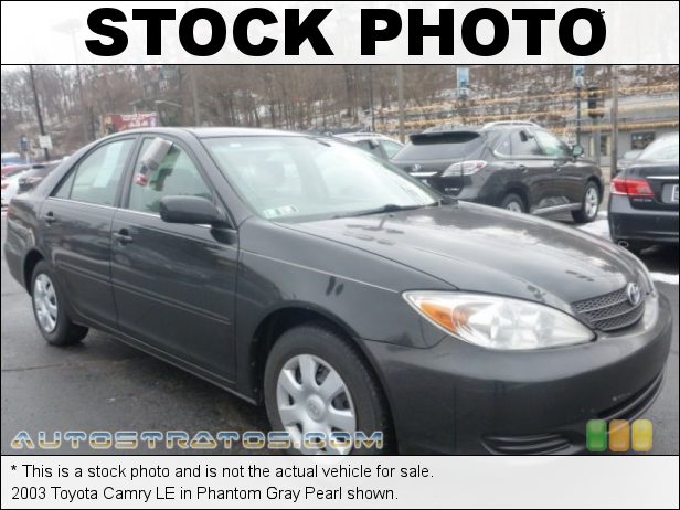 Stock photo for this 2003 Toyota Camry  2.4 Liter DOHC 16-Valve VVT-i 4 Cylinder 4 Speed Automatic