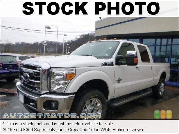 Stock photo for this 2016 Ford F350 Super Duty XL Crew Cab 4x4 6.7 Liter OHV 32-Valve B20 Power Stroke Turbo-Diesel V8 TorqShift 6 Speed SelectShift Automatic