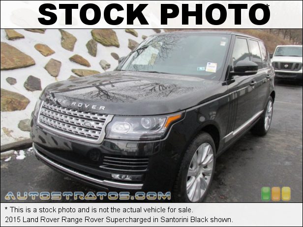Stock photo for this 2015 Land Rover Range Rover Supercharged 5.0 Liter Supercharged DOHC 32-Valve LR-V8 8 Speed Automatic