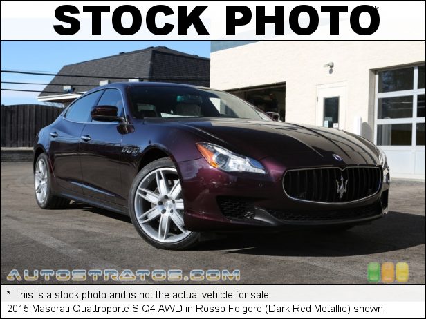 Stock photo for this 2015 Maserati Quattroporte S Q4 AWD 3.0 Liter DI Twin-Turbocharged DOHC 24-Valve VVT V6 8 Speed ZF Automatic