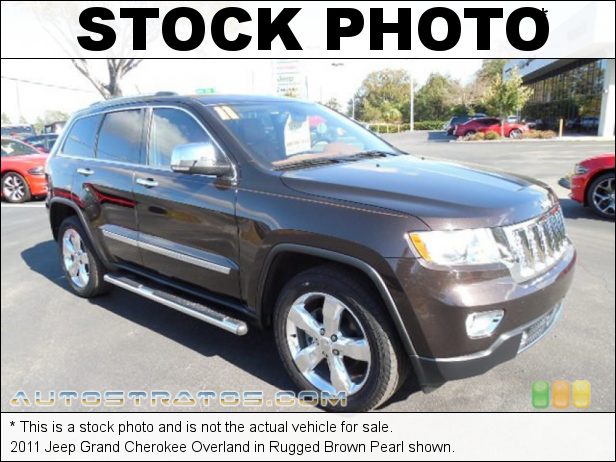 Stock photo for this 2011 Jeep Grand Cherokee Overland 3.6 Liter DOHC 24-Valve VVT V6 5 Speed Automatic