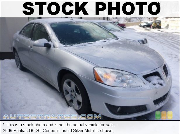 Stock photo for this 2006 Pontiac G6 GT Coupe 3.5 Liter OHV 12-Valve V6 4 Speed Automatic