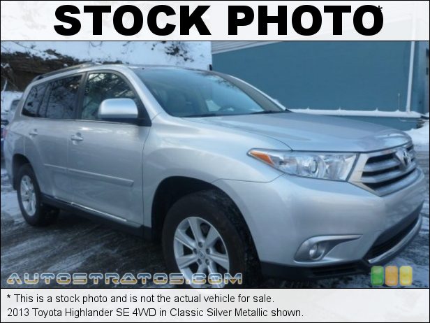 Stock photo for this 2013 Toyota Highlander 4WD 3.5 Liter DOHC 24-Valve Dual VVT-i V6 5 Speed ECT-i Automatic
