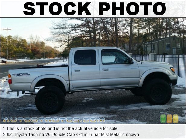 Stock photo for this 2004 Toyota Tacoma V6 Double Cab 4x4 3.4L DOHC 24V V6 4 Speed Automatic