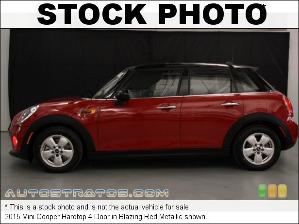 Stock photo for this 2015 Mini Cooper Hardtop 4 Door 1.5 Liter TwinPower Turbocharged DOHC 12-Valve VVT 3 Cylinder 6 Speed Manual