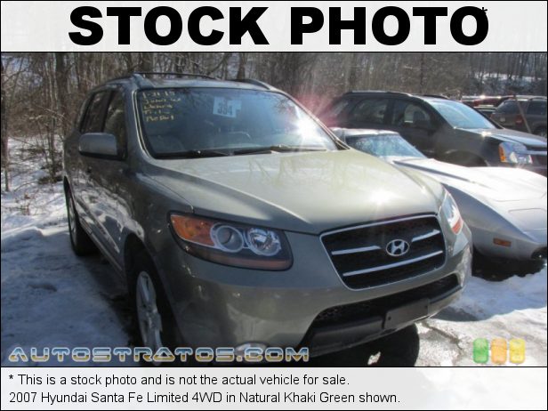 Stock photo for this 2007 Hyundai Santa Fe 4WD 3.3 Liter DOHC 24 Valve V6 5 Speed Shiftronic Automatic Stock photo for this 2007 Hyundai Santa Fe 4WD 3.3 Liter DOHC 24 Valve V6 5 Speed Shiftronic Automatic