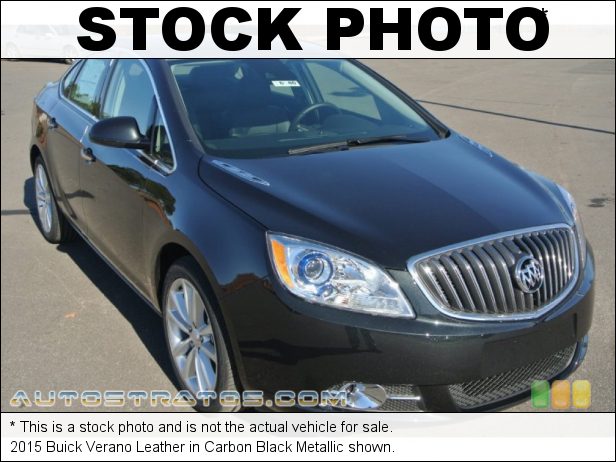 Stock photo for this 2015 Buick Verano Leather 2.0 Liter Turbocharged DOHC 16-Valve VVT 4 Cylinder 6 Speed Automatic