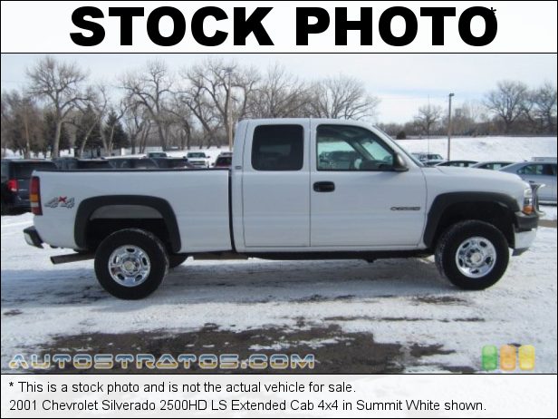 Stock photo for this 2001 Chevrolet Silverado 2500HD LS Extended Cab 4x4 6.0 Liter OHV 16-Valve Vortec V8 4 Speed Automatic Stock photo for this 2001 Chevrolet Silverado 2500HD LS Extended Cab 4x4 6.0 Liter OHV 16-Valve Vortec V8 4 Speed Automatic