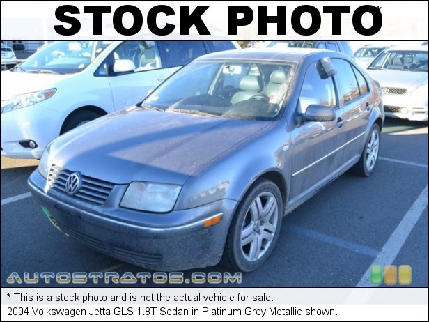 Stock photo for this 2004 Volkswagen Jetta 1.8T Sedan 1.8 Liter Turbocharged DOHC 20V 4 Cylinder 5 Speed Tiptronic Automatic