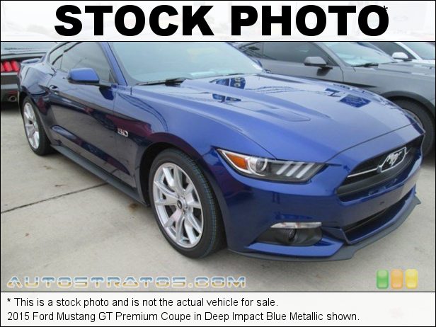 Stock photo for this 2015 Ford Mustang GT Premium Coupe 5.0 Liter DOHC 32-Valve Ti-VCT V8 6 Speed SelectShift Automatic