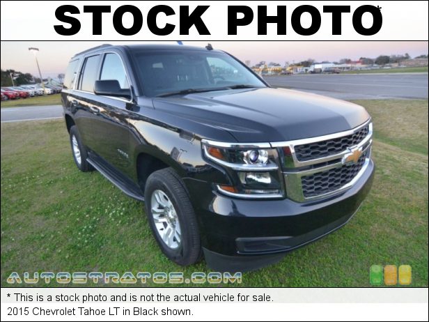 Stock photo for this 2015 Chevrolet Tahoe LT 5.3 Liter DI OHV 16-Valve VVT Flex-Fuel Ecotec V8 6 Speed Automatic
