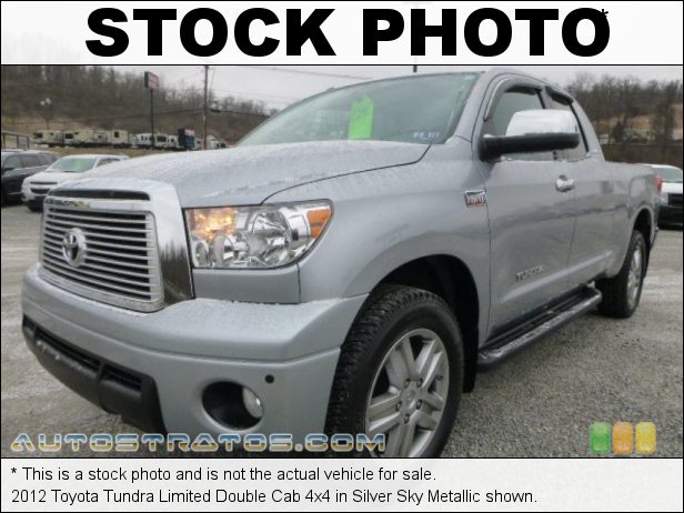 Stock photo for this 2012 Toyota Tundra Limited Double Cab 4x4 5.7 Liter DOHC 32-Valve Dual VVT-i V8 6 Speed ECT-i Automatic