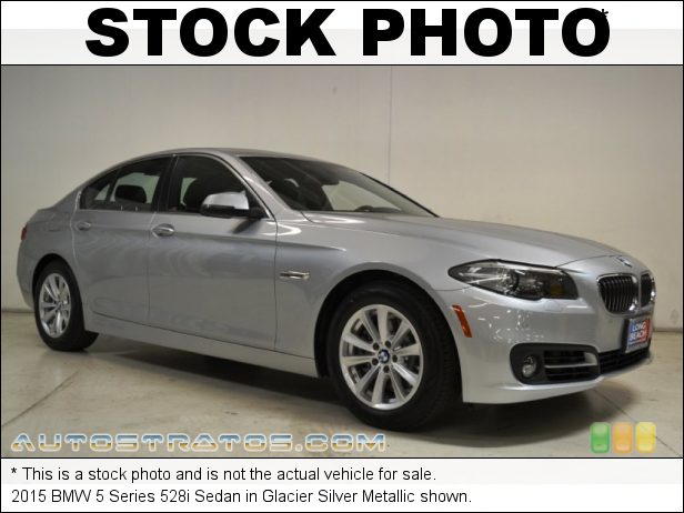Stock photo for this 2015 BMW 5 Series 528i Sedan 2.0 Liter DI TwinPower Turbocharged DOHC 16-Valve VVT 4 Cylinder 8 Speed Steptronic Automatic