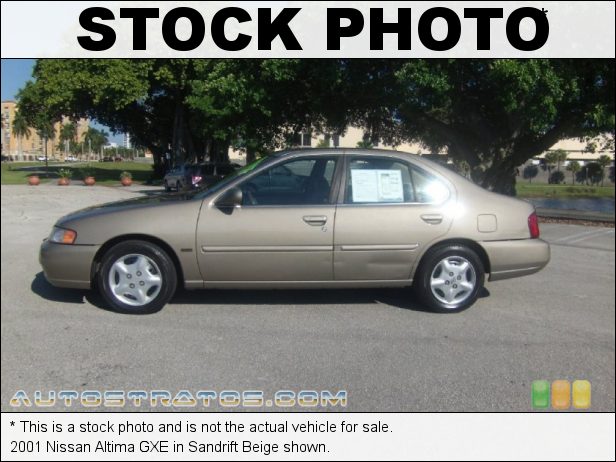 Stock photo for this 2001 Nissan Altima  2.4 Liter DOHC 16 Valve 4 Cylinder 4 Speed Automatic