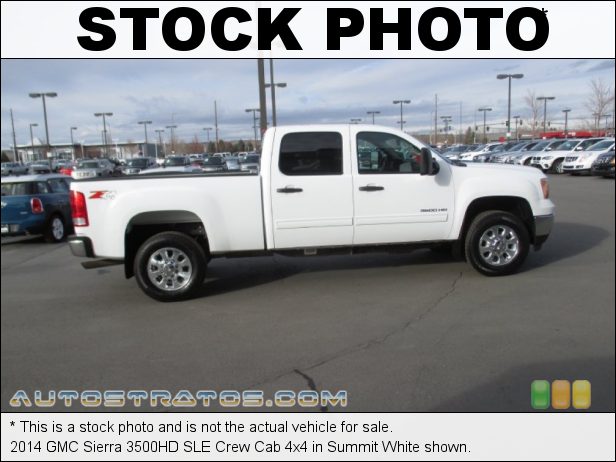 Stock photo for this 2009 GMC Sierra 3500HD SLT Crew Cab 4x4 6.6 Liter OHV 32-Valve Duramax Turbo-Diesel V8 6 Speed Automatic