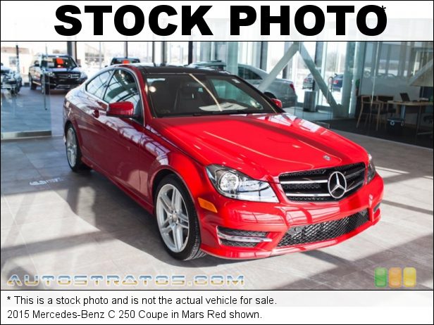 Stock photo for this 2015 Mercedes-Benz C 250 Coupe 1.8 Liter DI Turbocharged DOHC 16-Valve VVT 4 Cylinder 7 Speed Automatic