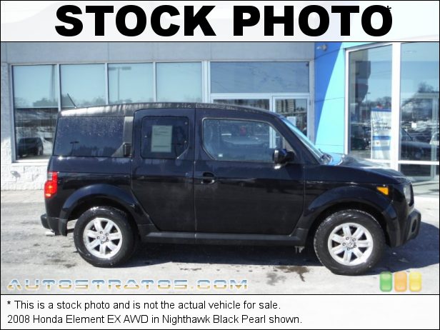 Stock photo for this 2008 Honda Element EX AWD 2.4 Liter DOHC 16-Valve VVT 4 Cylinder 5 Speed Automatic