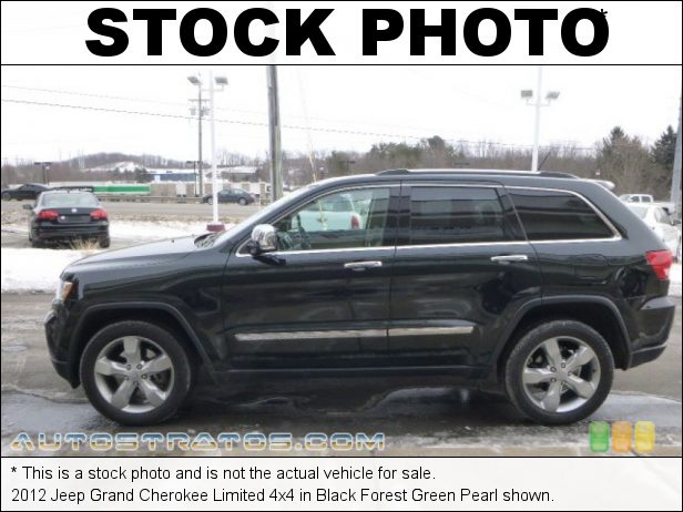 Stock photo for this 2012 Jeep Grand Cherokee Limited 4x4 5.7 Liter HEMI MDS OHV 16-Valve VVT V8 5 Speed Automatic