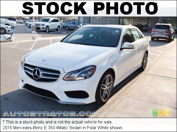 Stock photo for this 2015 Mercedes-Benz E 350 4Matic Sedan 3.5 Liter DI DOHC 24-Valve VVT V6 7 Speed Automatic