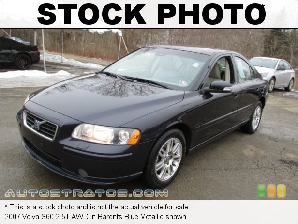 Stock photo for this 2007 Volvo S60 2.5T AWD 2.5 Liter Turbocharged DOHC 20-Valve 5 Cylinder 5 Speed Automatic