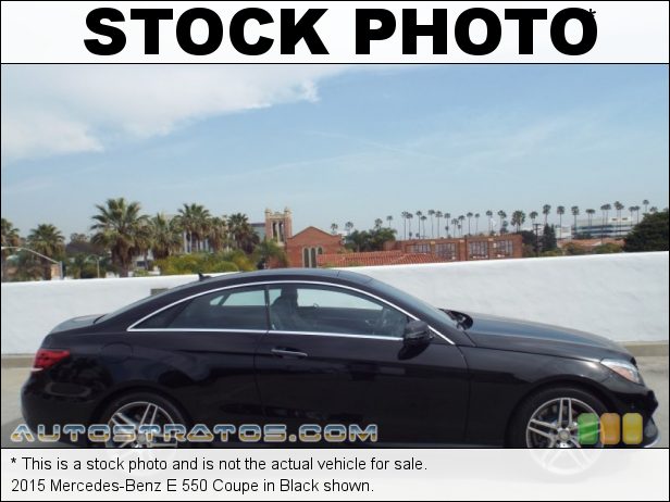 Stock photo for this 2015 Mercedes-Benz E 550 Coupe 4.7 Liter DI biturbo DOHC 32-Valve VVT V8 7 Speed Automatic
