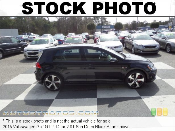 Stock photo for this 2017 Volkswagen Golf GTI 4-Door 2.0T S 2.0 Liter FSI Turbocharged DOHC 16-Valve VVT 4 Cylinder 6 Speed DSG Automatic