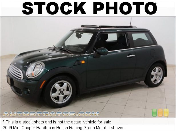 Stock photo for this 2009 Mini Cooper Hardtop 1.6 Liter DOHC 16-Valve VVT 4 Cylinder 6 Speed Steptronic Automatic
