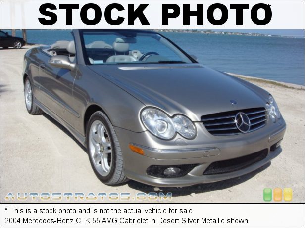 Stock photo for this 2004 Mercedes-Benz CLK 55 AMG Cabriolet 5.4 Liter AMG SOHC 24-Valve V8 5 Speed Automatic