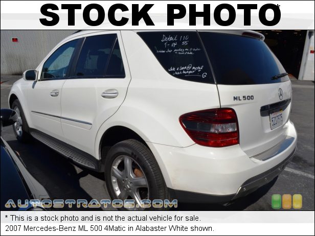 Stock photo for this 2007 Mercedes-Benz ML 500 4Matic 5.0L SOHC 24V V8 7 Speed Automatic