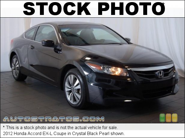 Stock photo for this 2012 Honda Accord EX-L Coupe 2.4 Liter DOHC 16-Valve i-VTEC 4 Cylinder 5 Speed Automatic