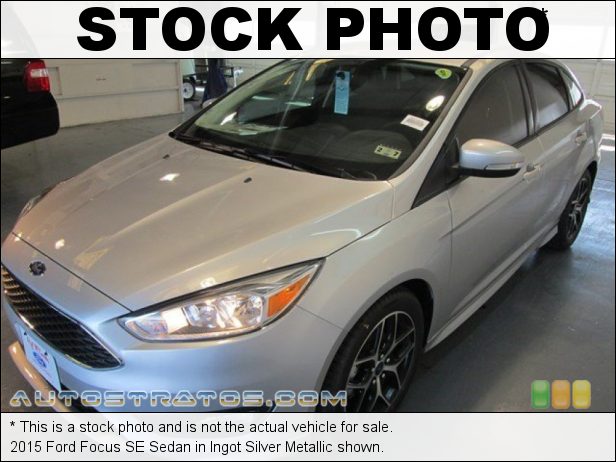 Stock photo for this 2015 Ford Focus SE Sedan 2.0 Liter GDI DOHC 16-Valve Ti-VCT 4 Cylinder 6 Speed PowerShift Automatic