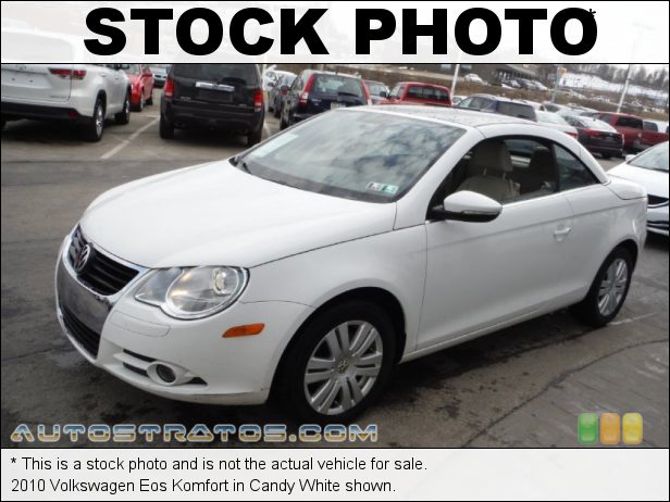 Stock photo for this 2010 Volkswagen Eos Komfort 2.0 Liter FSI Turbocharged DOHC 16-Valve 4 Cylinder 6 Speed DSG Double-Clutch Automatic