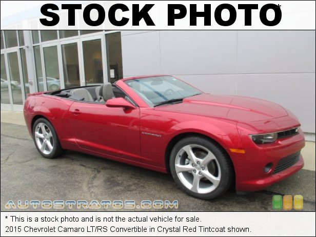 Stock photo for this 2015 Chevrolet Camaro Convertible 3.6 Liter DI DOHC 24-Valve VVT V6 6 Speed Automatic