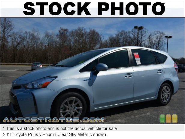 Stock photo for this 2015 Toyota Prius v Four 1.8 Liter DOHC 16-Valve VVT-i 4 Cylinder/Electric Hybrid ECVT Automatic