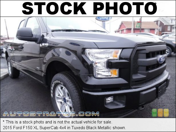 Stock photo for this 2015 Ford F150 XL SuperCab 4x4 2.7 Liter EcoBoost DI Turbocharged DOHC 24-Valve V6 6 Speed Automatic