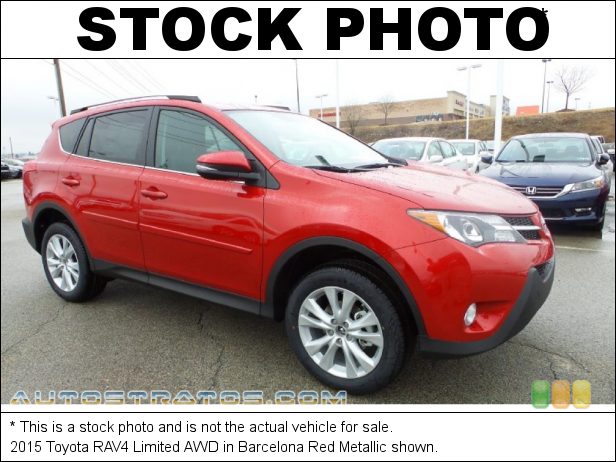 Stock photo for this 2015 Toyota RAV4 Limited AWD 2.5 Liter DOHC 16-Valve Dual VVT-i 4-Cylinder 6 Speed ECT-i Automatic