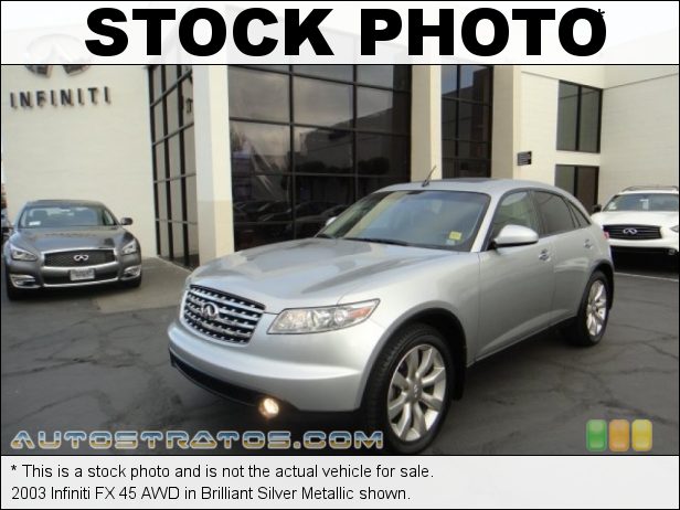 Stock photo for this 2005 Infiniti FX 45 AWD 4.5 Liter DOHC 32-Valve V8 5 Speed Automatic