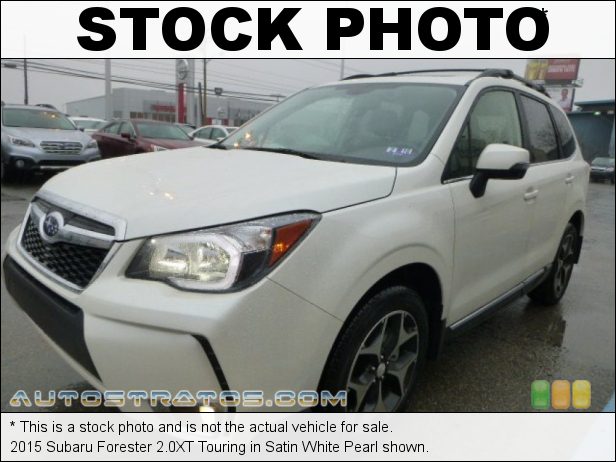 Stock photo for this 2015 Subaru Forester 2.0XT Touring 2.0 Liter DI Turbocharged DOHC 16-Valve VVT Flat 4 Cylinder Lineartronic CVT Automatic