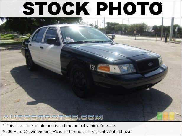 Stock photo for this 2004 Ford Crown Victoria Police Interceptor 4.6 Liter SOHC 16-Valve V8 4 Speed Automatic