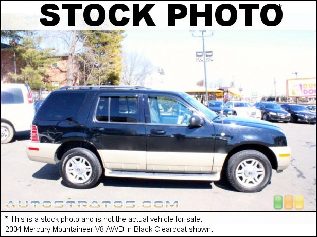 Stock photo for this 2004 Mercury Mountaineer V8 AWD 4.6 Liter SOHC 16 Valve V8 5 Speed Automatic