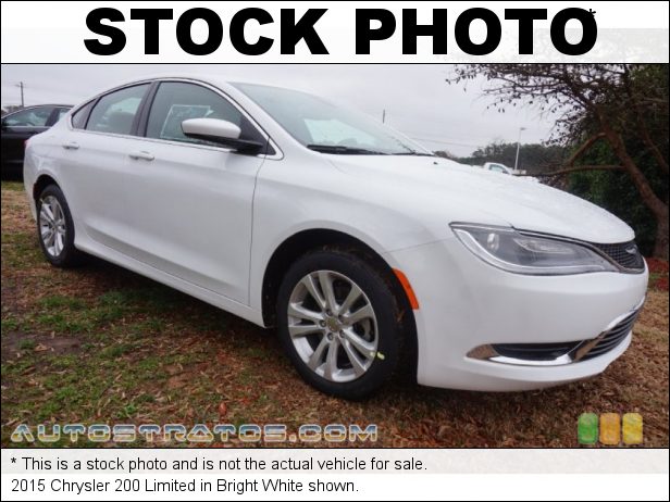 Stock photo for this 2015 Chrysler 200 Limited 2.4 Liter DOHC 16-Valve MultiAir 4 Cylinder 9 Speed Automatic