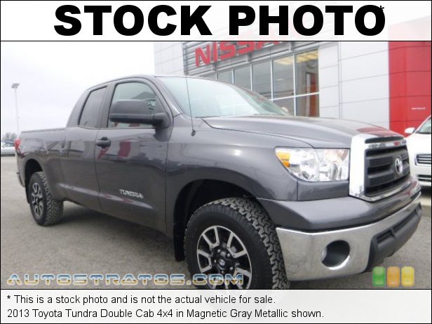 Stock photo for this 2013 Toyota Tundra Double Cab 4x4 4.6 Liter DOHC 32-Valve Dual VVT-i V8 6 Speed ECT-i Automatic