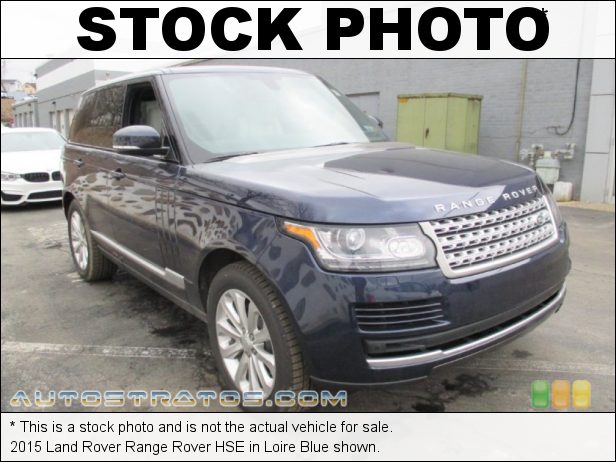 Stock photo for this 2015 Land Rover Range Rover HSE 3.0 Liter Supercharged DOHC 24-Valve LR-V6 8 Speed Automatic