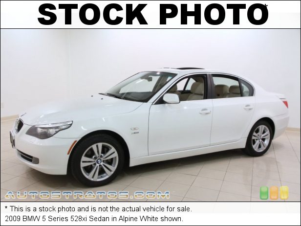 Stock photo for this 2009 BMW 5 Series 528xi Sedan 3.0 Liter DOHC 24-Valve VVT Inline 6 Cylinder 6 Speed Steptronic Automatic
