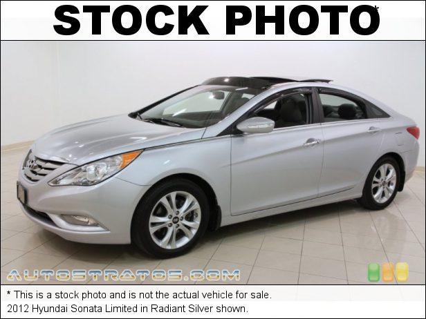 Stock photo for this 2012 Hyundai Sonata Limited 2.4 Liter GDI DOHC 16-Valve D-CVVT 4 Cylinder 6 Speed Shiftronic Automatic